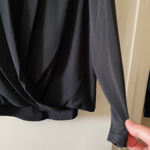 Alfani Surplice Long Sleeves Women’s Tops - Picture 3 of 5